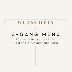 Gutschein Meierei 5-Gang Menü mit Weinbegleitung